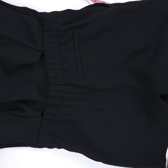 IRO Ovide High Neck Structured Romper Black size 34 US 4 - Picture 10 of 12